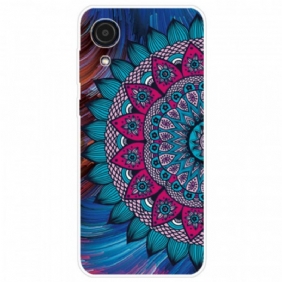 Hoesje voor Samsung Galaxy A03 Core Kleurrijke Mandala