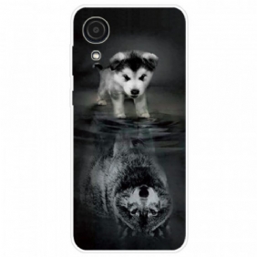 Hoesje voor Samsung Galaxy A03 Core Puppy-droom