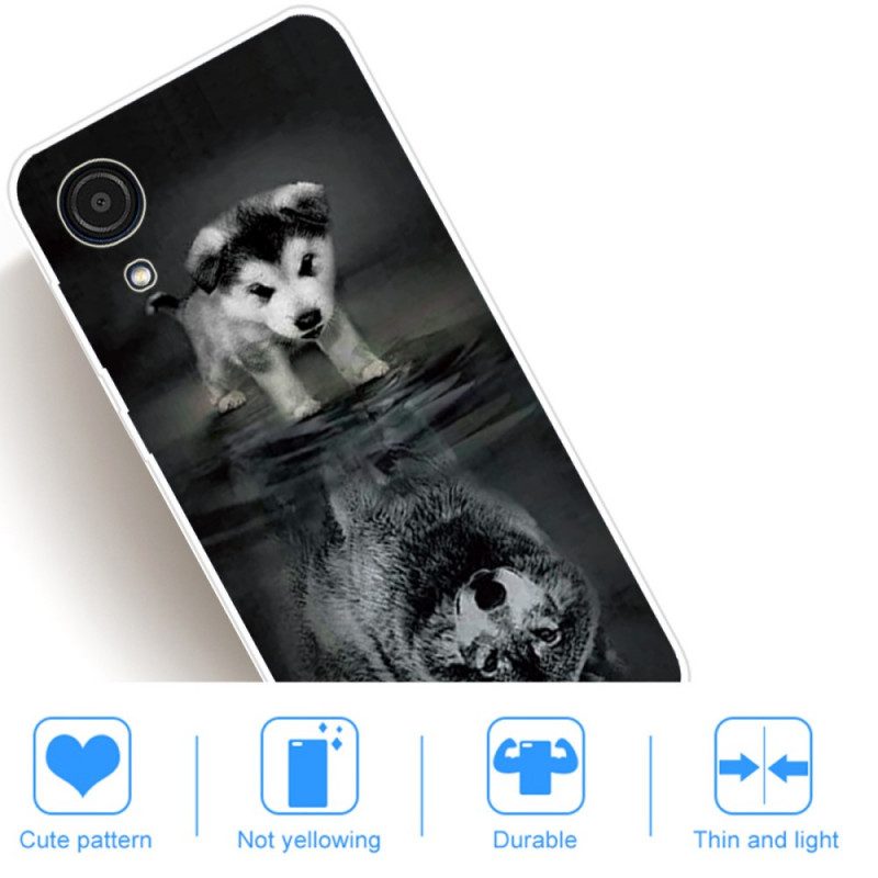 Hoesje voor Samsung Galaxy A03 Core Puppy-droom