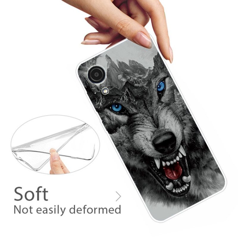 Hoesje voor Samsung Galaxy A03 Core Sublieme Wolf