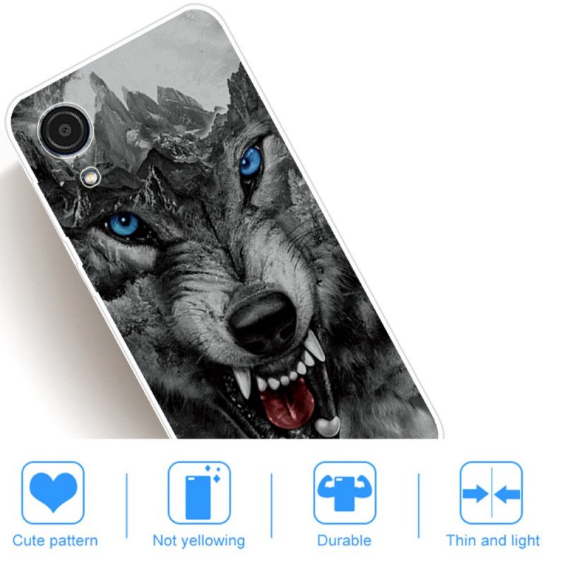 Hoesje voor Samsung Galaxy A03 Core Sublieme Wolf