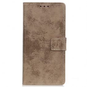 Leren Hoesje voor Samsung Galaxy A03 Core Vintage Leereffect