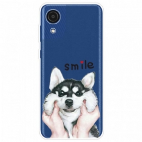 Telefoonhoesje voor Samsung Galaxy A03 Core Lach Hond