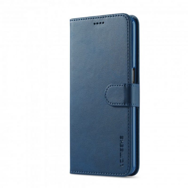 Flip Case voor Oppo Reno 6 5G Lc.imeeke Ledereffect