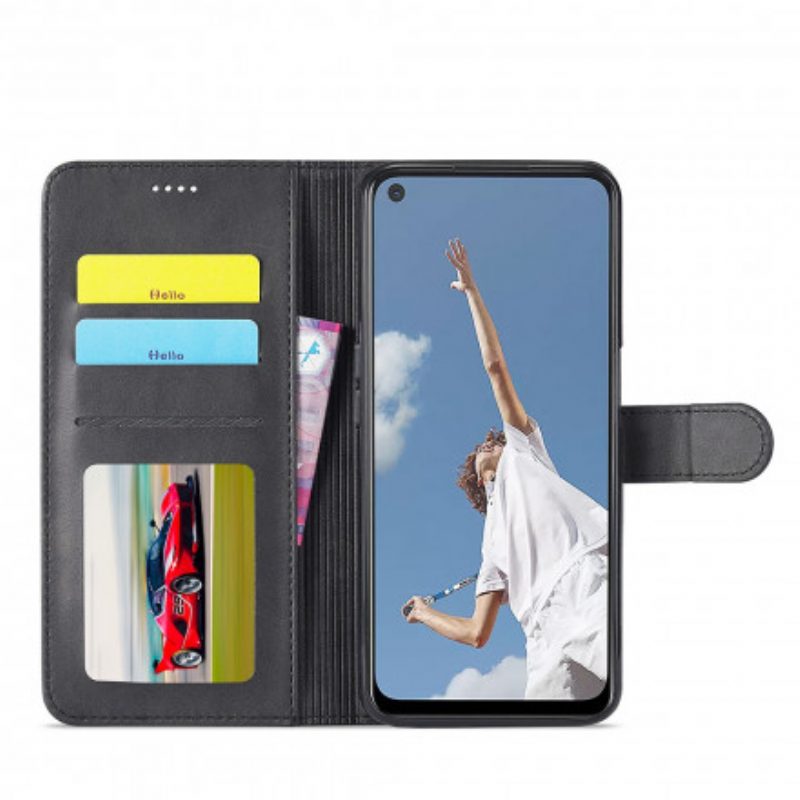 Flip Case voor Oppo Reno 6 5G Lc.imeeke Ledereffect