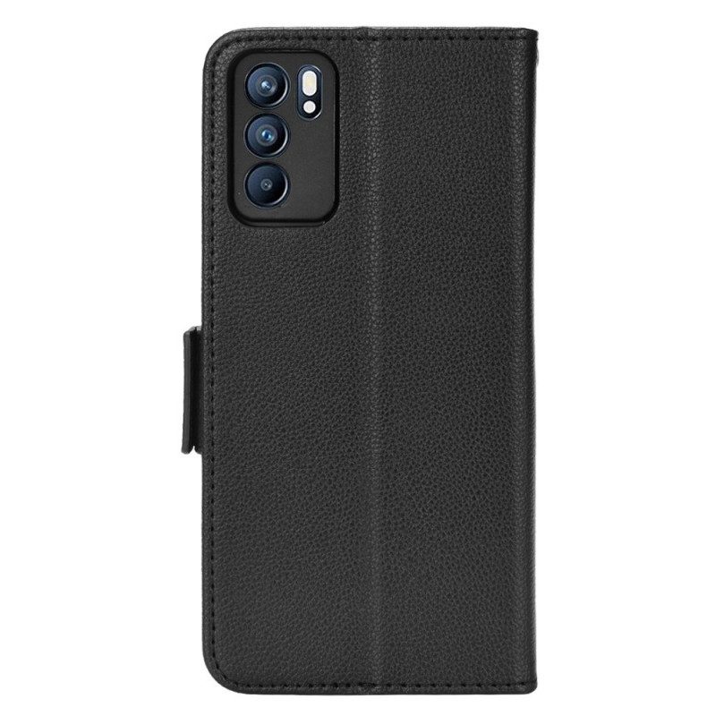 Folio-hoesje voor Oppo Reno 6 5G Flip Case Flap Dubbele Nieuwe Kleuren