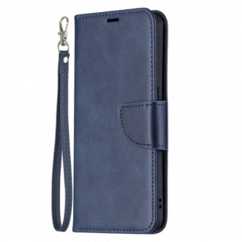 Folio-hoesje voor Oppo Reno 6 5G Flip Case Gladde Flap Schuin