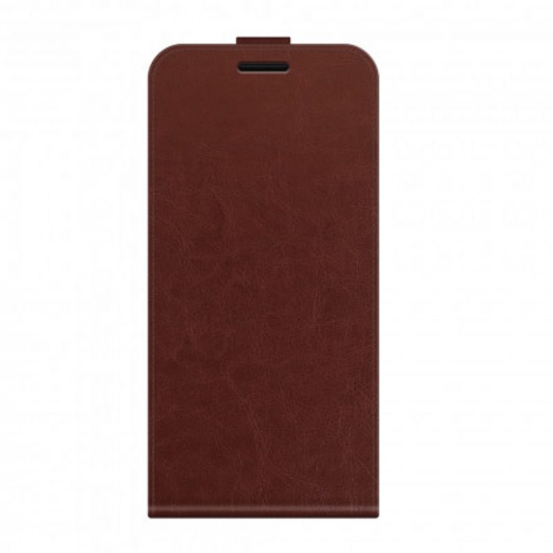 Folio-hoesje voor Oppo Reno 6 5G Flip Case Verticale Flap Met Leereffect