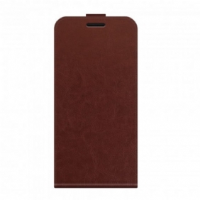 Folio-hoesje voor Oppo Reno 6 5G Flip Case Verticale Flap Met Leereffect