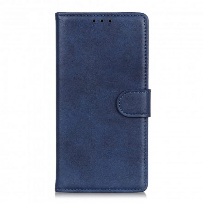 Folio-hoesje voor Oppo Reno 6 5G Retro Mat Leereffect