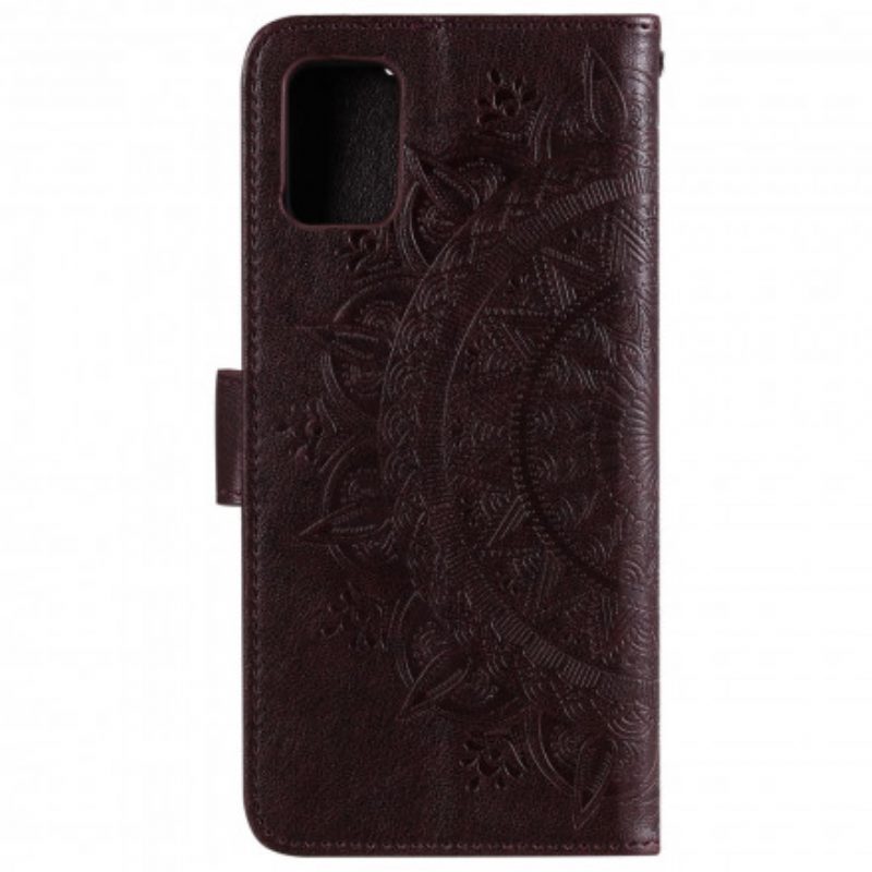 Folio-hoesje voor Oppo Reno 6 5G Zon Mandala