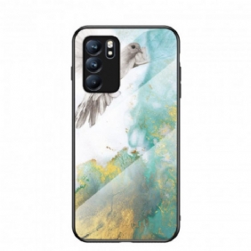 Hoesje voor Oppo Reno 6 5G Premium Kleuren Gehard Glas