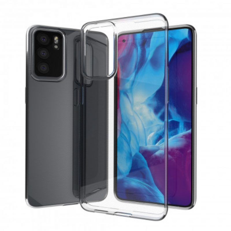 Telefoonhoesje voor Oppo Reno 6 5G Flexibel Transparant