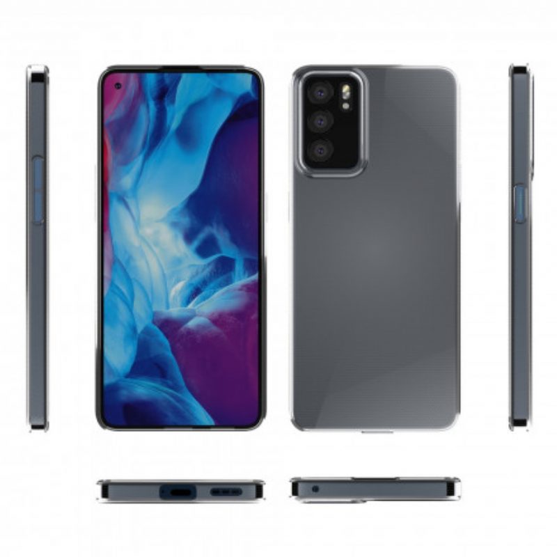 Telefoonhoesje voor Oppo Reno 6 5G Flexibel Transparant