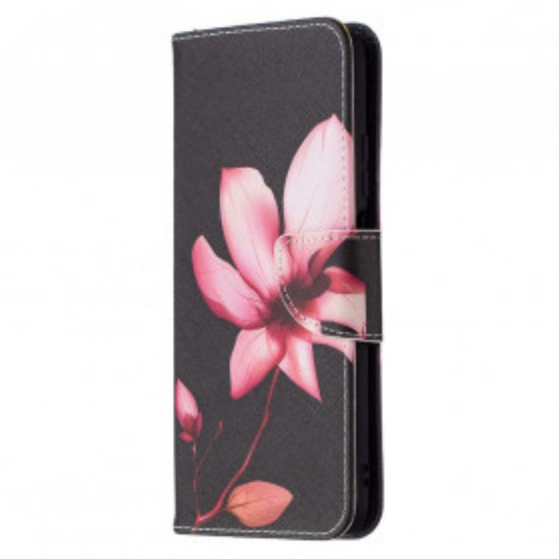 Flip Case voor Poco M3 Roze Bloem