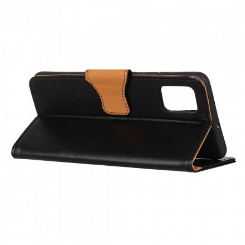 Folio-hoesje voor Poco M3 Flip Case Getextureerde Magnetische Flap