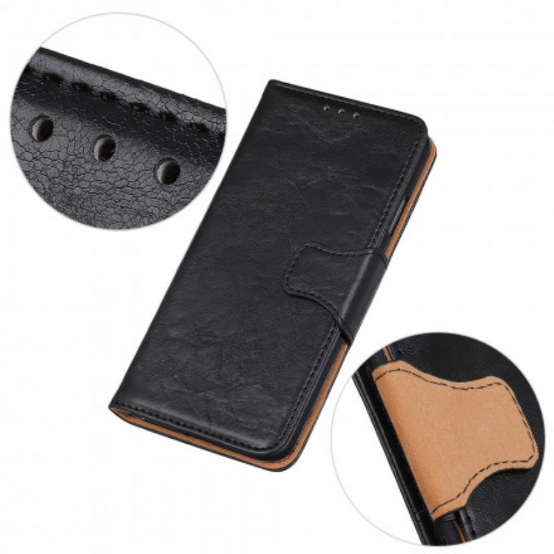 Folio-hoesje voor Poco M3 Flip Case Getextureerde Magnetische Flap