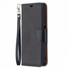 Folio-hoesje voor Poco M3 Flip Case Lychee Rabat Schuin