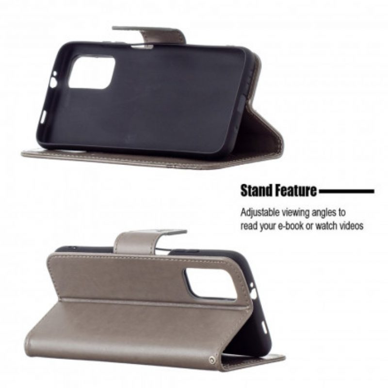 Folio-hoesje voor Poco M3 Flip Case Vlinders En Schuine Klep