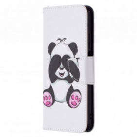 Leren Hoesje voor Poco M3 Panda-plezier