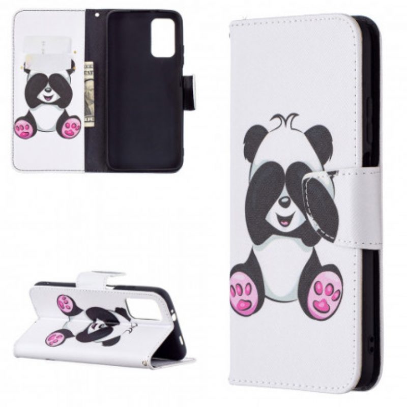 Leren Hoesje voor Poco M3 Panda-plezier