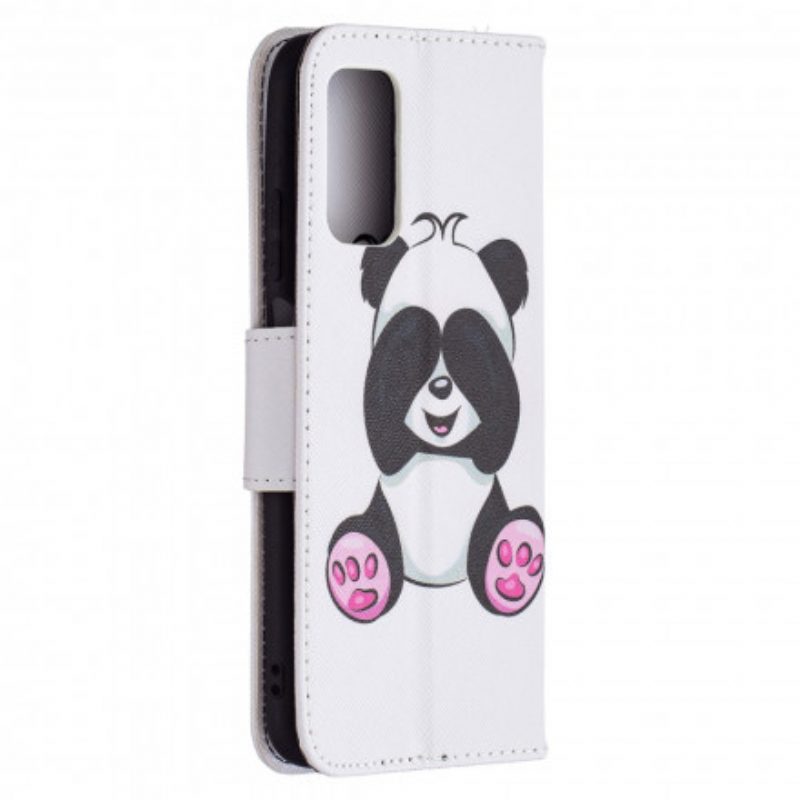 Leren Hoesje voor Poco M3 Panda-plezier