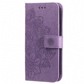 Folio-hoesje voor Realme GT2 Pro Met Ketting Strakke Mandala