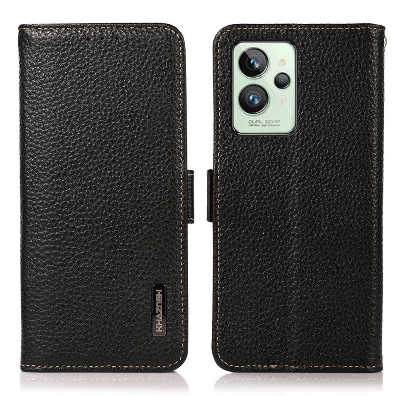 Leren Hoesje voor Realme GT2 Pro Lychee Leer Khazneh Rfid