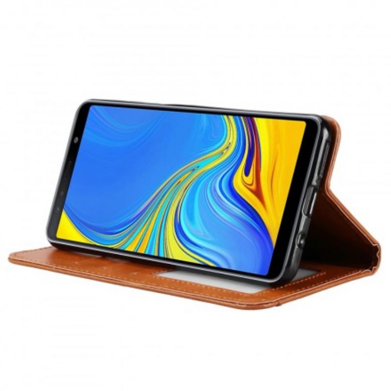 Bescherming Hoesje voor Samsung Galaxy A50 Folio-hoesje Kaarthouder Van Imitatieleer