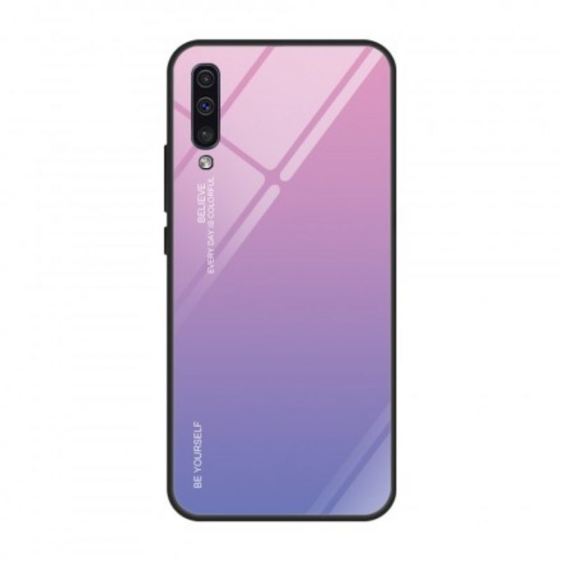 Hoesje voor Samsung Galaxy A50 Gegalvaniseerde Kleur