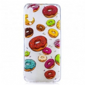 Hoesje voor Samsung Galaxy A50 Ik Hou Van Donuts