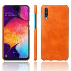 Hoesje voor Samsung Galaxy A50 Litchi Performance Leereffect