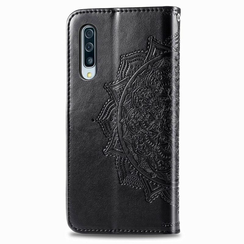 Leren Hoesje voor Samsung Galaxy A50 Mandala Middeleeuwen