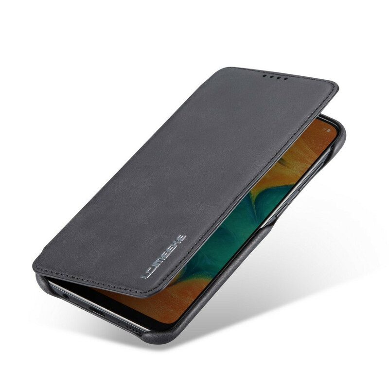 Bescherming Hoesje voor Samsung Galaxy A20e Folio-hoesje Lc.imeeke Ledereffect