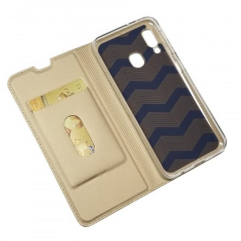 Bescherming Hoesje voor Samsung Galaxy A20e Folio-hoesje Skinpro Dux Ducis