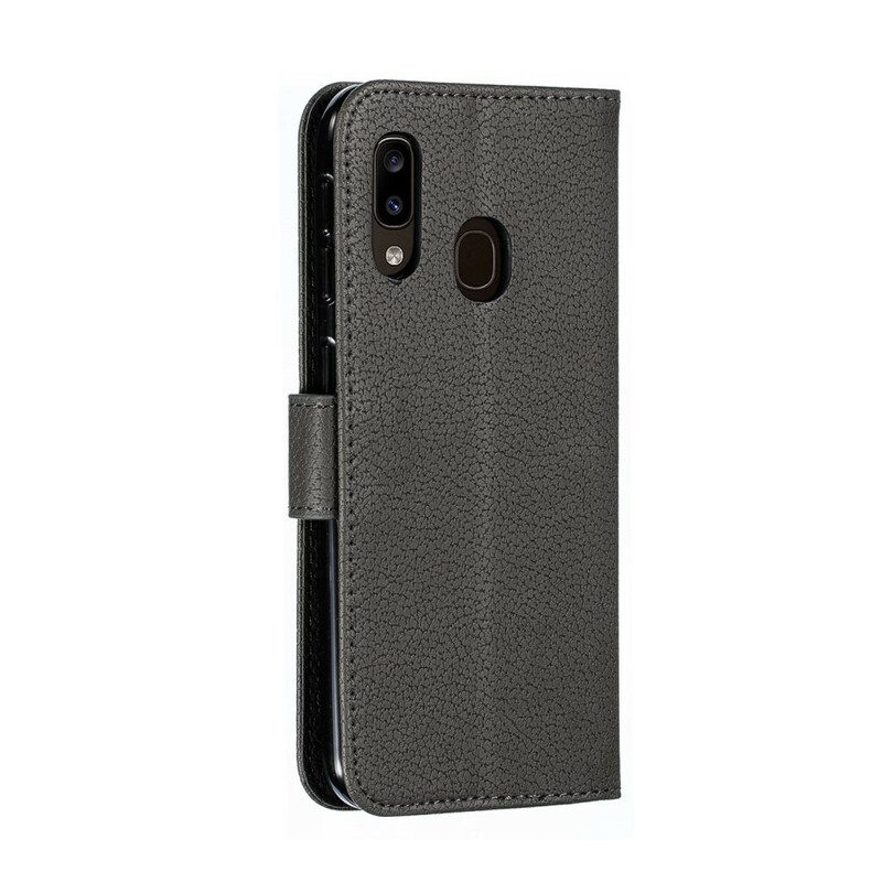 Flip Case voor Samsung Galaxy A20e Kunstleer Leef Je Droom