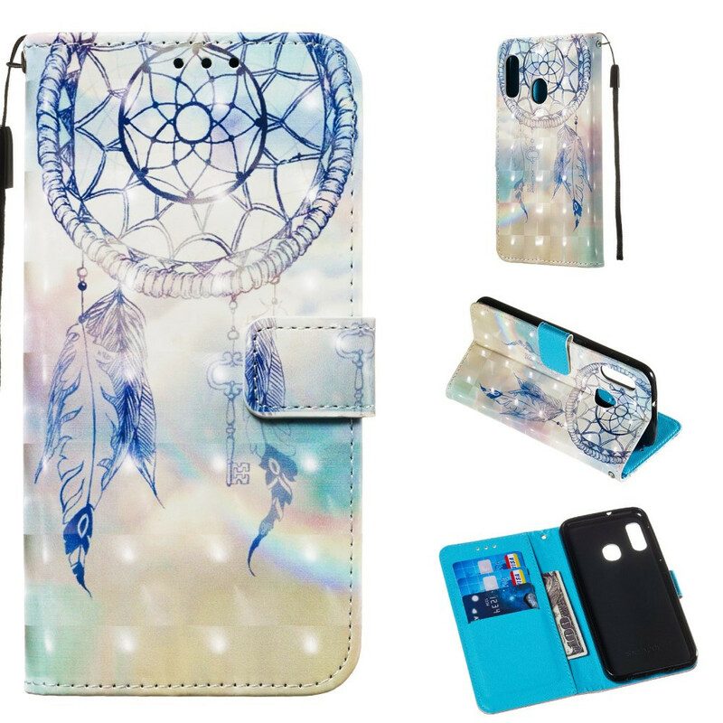 Folio-hoesje voor Samsung Galaxy A20e / A10e Aquarel Dromenvanger