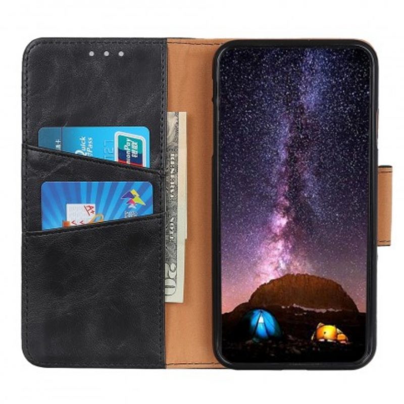 Folio-hoesje voor Samsung Galaxy A20e Flip Case Dubbelzijdige Magnetische Flap