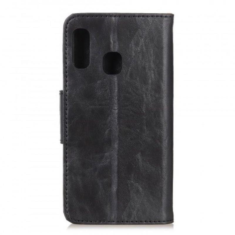 Folio-hoesje voor Samsung Galaxy A20e Flip Case Dubbelzijdige Magnetische Flap