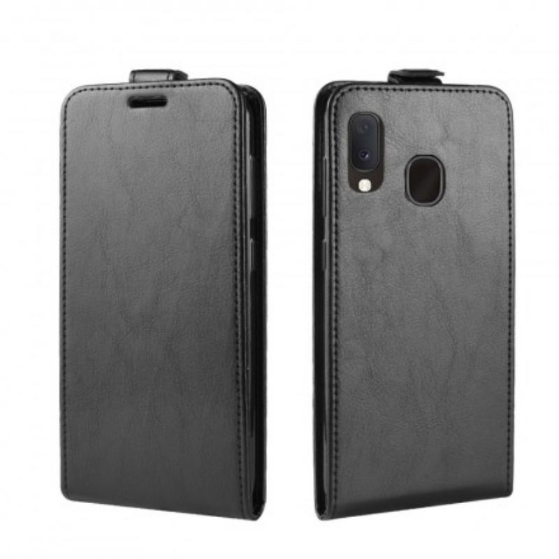 Folio-hoesje voor Samsung Galaxy A20e Flip Case Opvouwbaar Leereffect