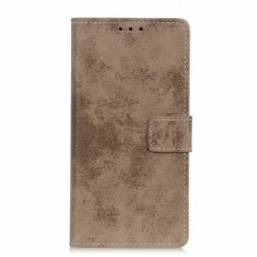 Folio-hoesje voor Samsung Galaxy A20e Vintage Leereffect