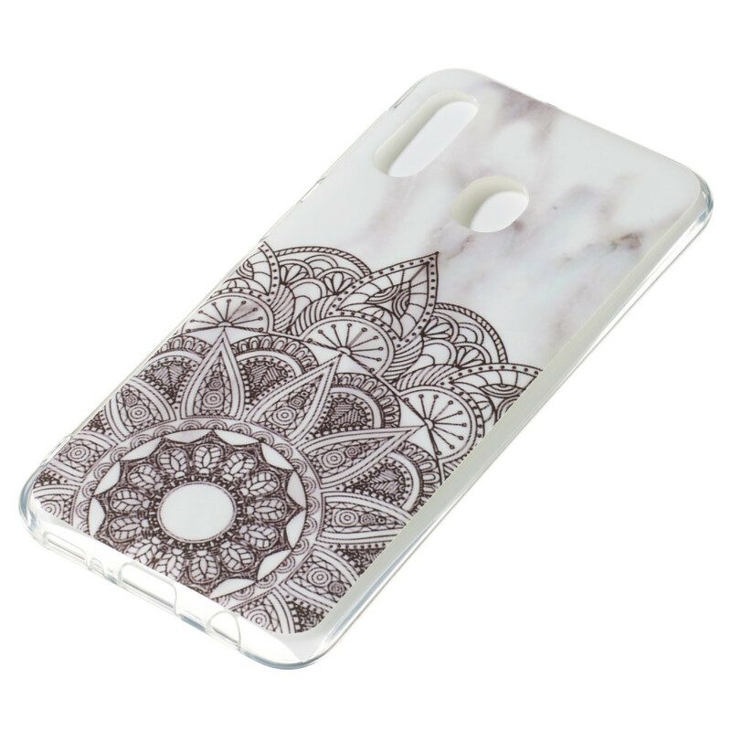 Telefoonhoesje voor Samsung Galaxy A20e Gemarmerde Mandala