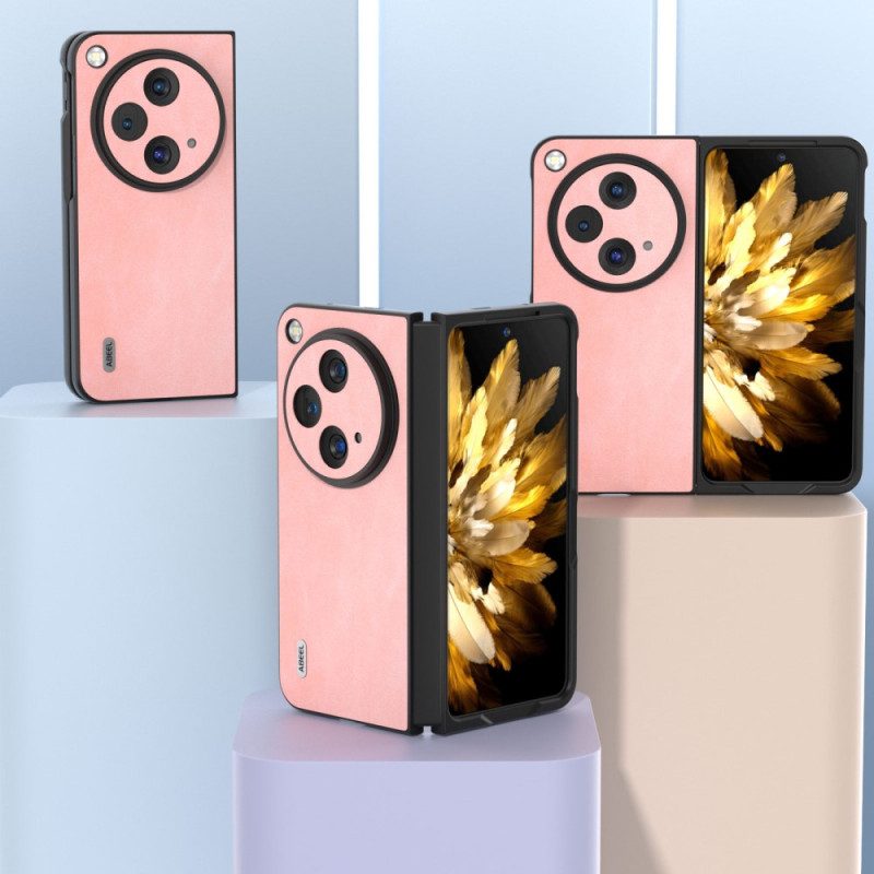 Hoesje Voor Oneplus Open Neutraal Imitatieleer Abeel