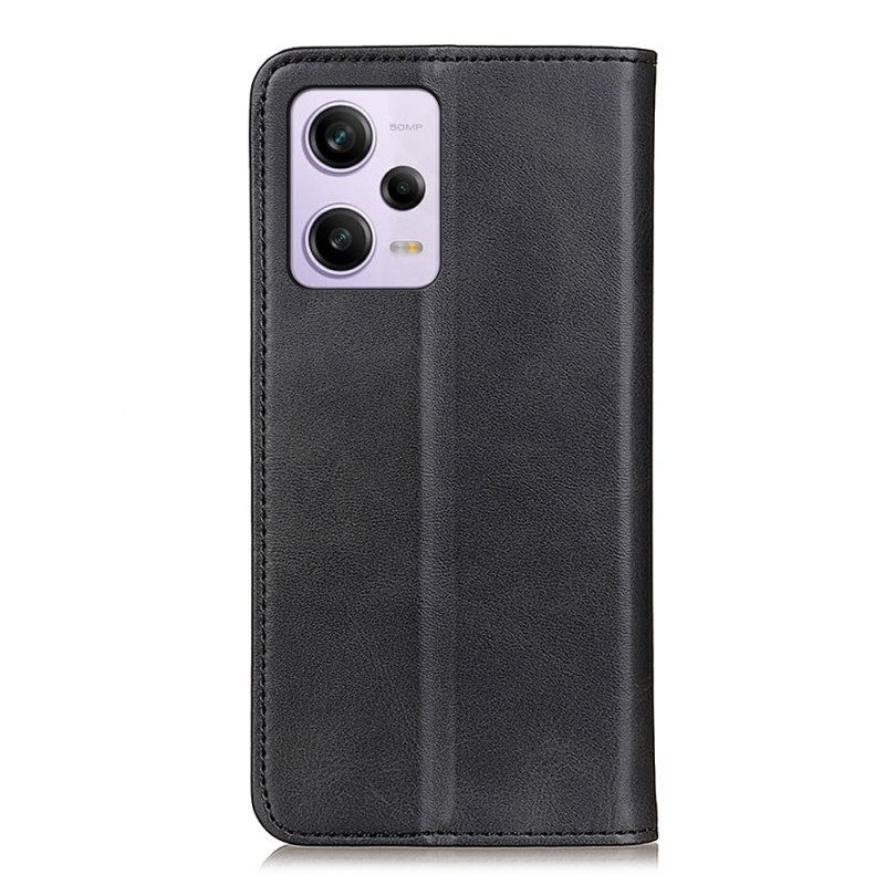 Bescherming Hoesje voor Xiaomi Redmi Note 12 Pro Plus Folio-hoesje Klassiek Splitleer