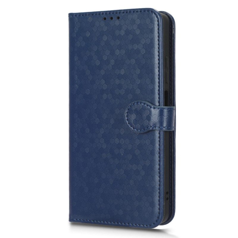 Folio-hoesje voor Xiaomi Redmi Note 12 Pro Plus Met Ketting Strappy-patroon In 3d