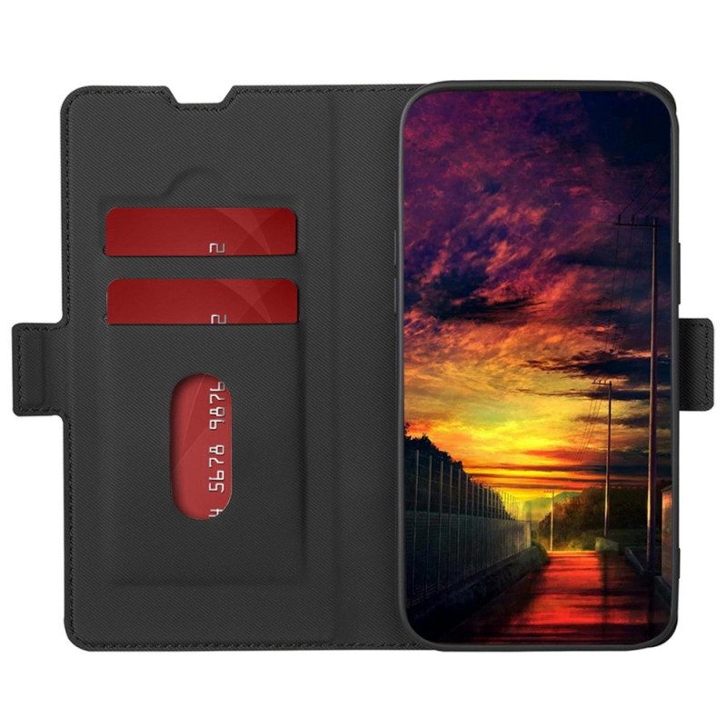 Folio-hoesje voor Xiaomi Redmi Note 12 Pro Plus Twee Toon