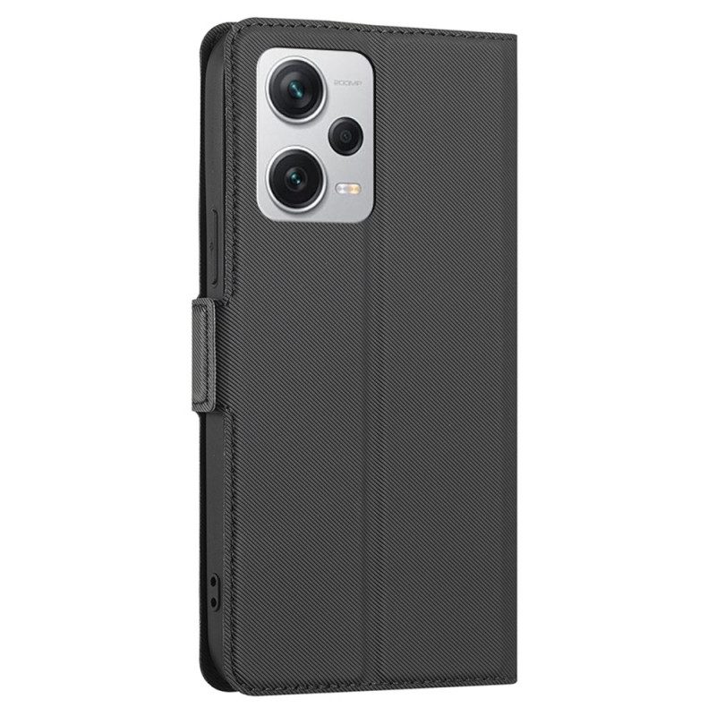 Folio-hoesje voor Xiaomi Redmi Note 12 Pro Plus Twee Toon