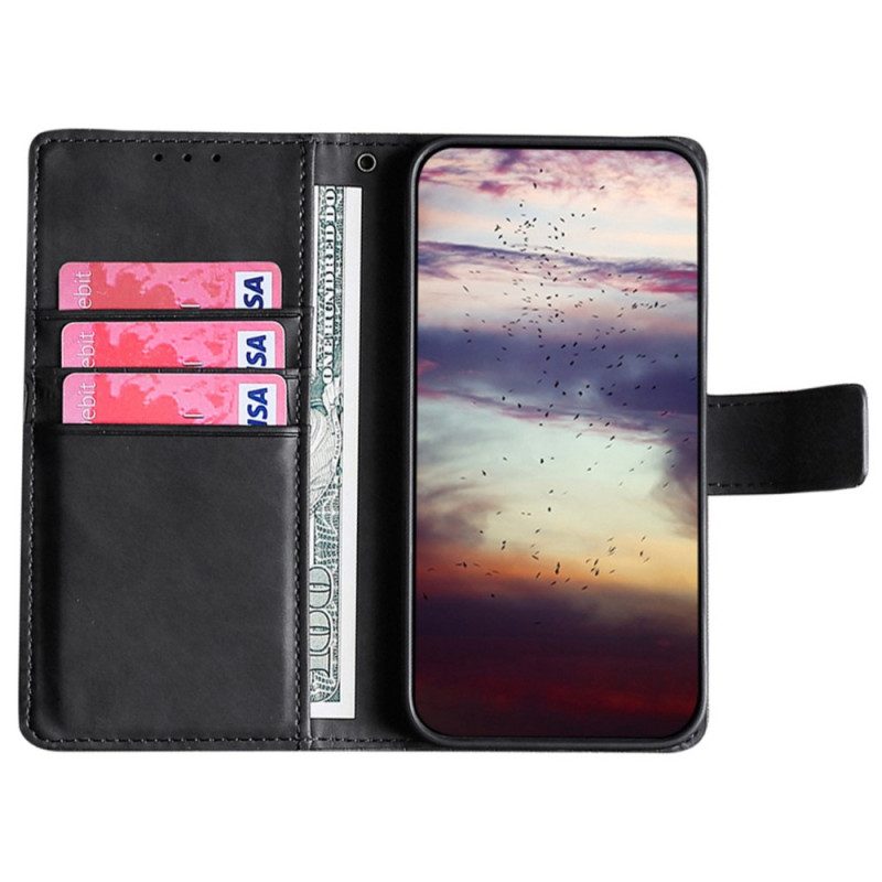 Leren Hoesje voor Xiaomi Redmi Note 12 Pro Plus Krokodil