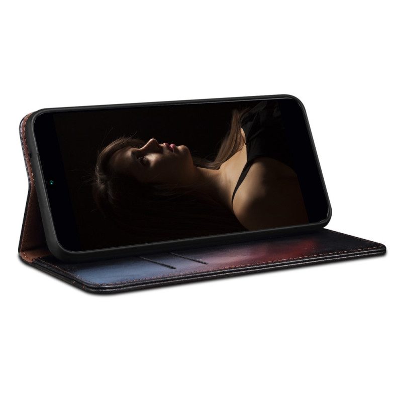 Bescherming Hoesje voor Poco X5 Pro 5G Folio-hoesje Oliejas