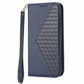 Bescherming Hoesje voor Poco X5 Pro 5G Folio-hoesje Stijl Leer 3d-patroon